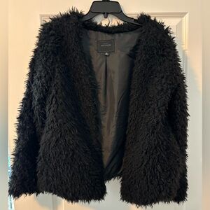 Miss London Black Teddy Jacket